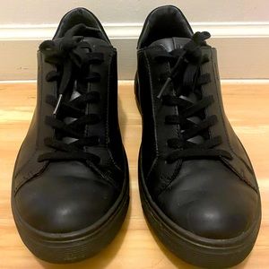 Men's black SZ 12 ECCO shoes. Great condition.
